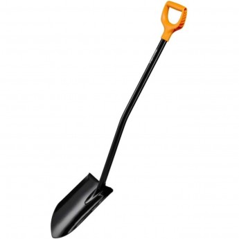 Лопата штыковая FISKARS 1067517 с удлиненным лезвием и удлиненной ручкой черная Лопата штыковая FISKARS 1067517 с удлиненным лезвием и удлиненной ручкой черная