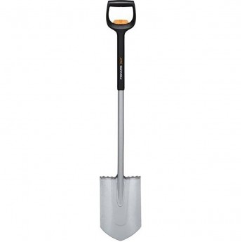 Лопата штыковая FISKARS XACT телескопическая закругленная Лопата штыковая FISKARS XACT телескопическая закругленная