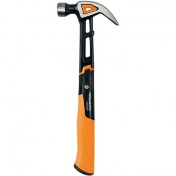 Молоток с загнутым гвоздодёром FISKARS M 16oz/13.5" Молоток с загнутым гвоздодёром FISKARS M 16oz/13.5"