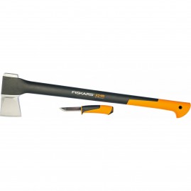 Набор из двух предметов FISKARS топор-колун Х21 + универсальный нож 1025436 Набор из двух предметов FISKARS топор-колун Х21 + универсальный нож 1025436